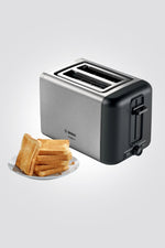 BOSCH - מצנם קופץ 2 פרוסות דגם TAT3P420 בצבע כסף - MASHBIR//365