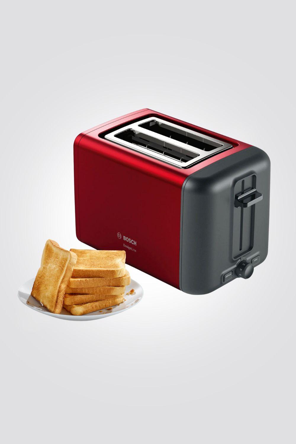 BOSCH - מצנם נירוסטה צבע אדום דגם TAT3P424 - MASHBIR//365