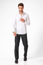 KENNETH COLE - מכנס אלגנט צבע NAVY - MASHBIR//365