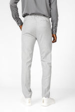 KENNETH COLE - מכנס אלגנט עם שרוך בצבע אפור - MASHBIR//365