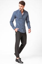 KENNETH COLE - מכנס אלגנט שחור - MASHBIR//365