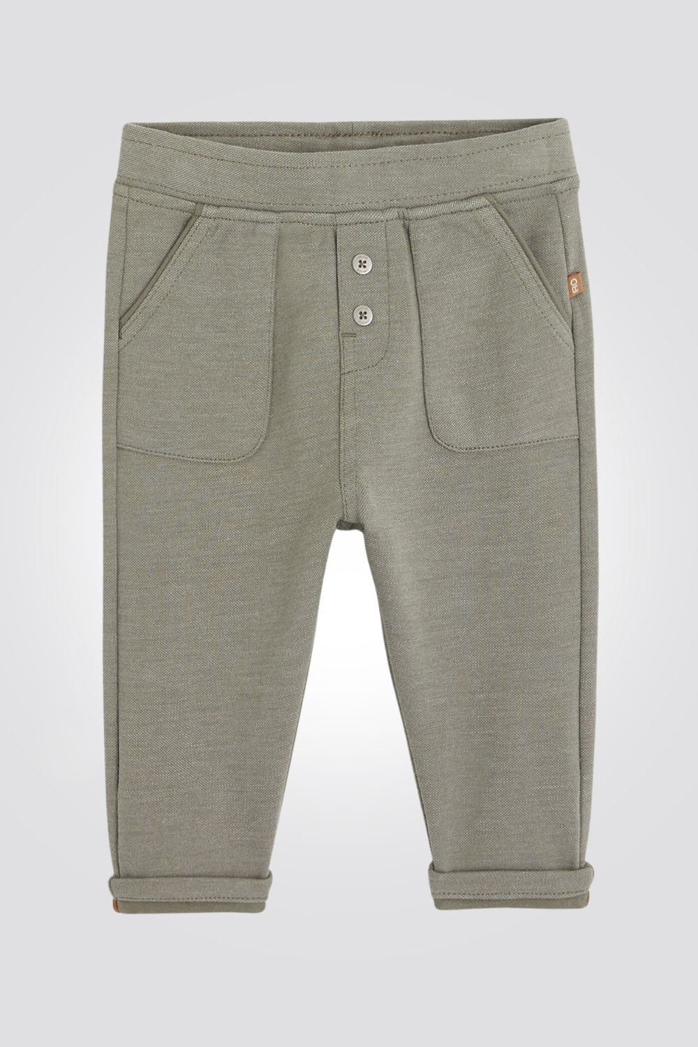 OBAIBI - מכנס ארוך ג'וגר בצבע זית - MASHBIR//365