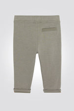 OBAIBI - מכנס ארוך ג'וגר בצבע זית - MASHBIR//365