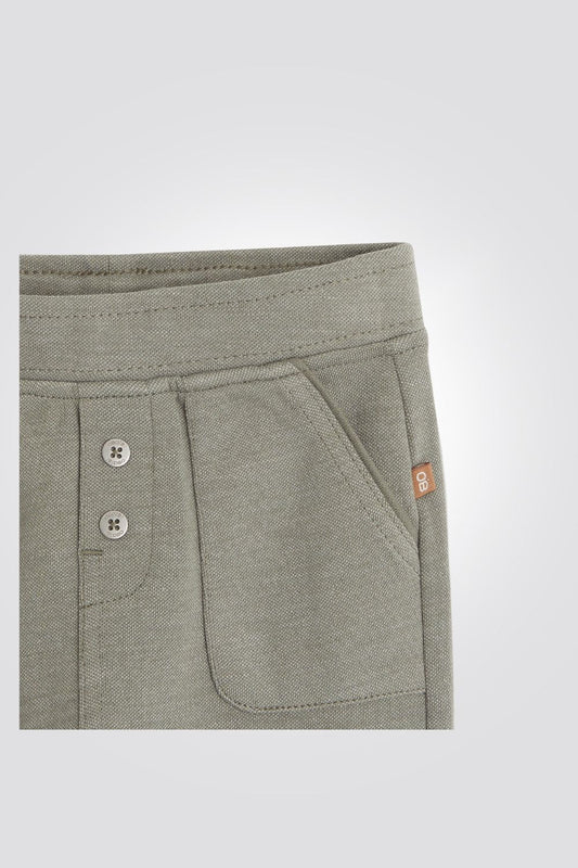 OBAIBI - מכנס ארוך ג'וגר בצבע זית - MASHBIR//365