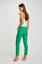 MORGAN - מכנס ארוך מחויט בצבע ירוק - MASHBIR//365