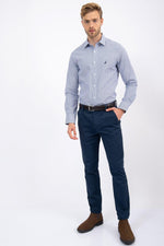 NAUTICA - מכנס CHINO צבע כחול - MASHBIR//365