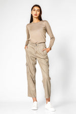 KENNETH COLE - מכנס דגמ"ח צבע בז' - MASHBIR//365