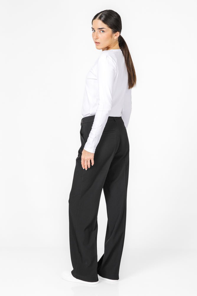 מכנסי גברדין מחויטים לנשים | קנת קול