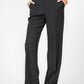 KENNETH COLE - מכנס גברדין מתרחב לנשים בצבע שחור - MASHBIR//365 - 6