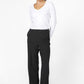 KENNETH COLE - מכנס גברדין מתרחב לנשים בצבע שחור - MASHBIR//365 - 3