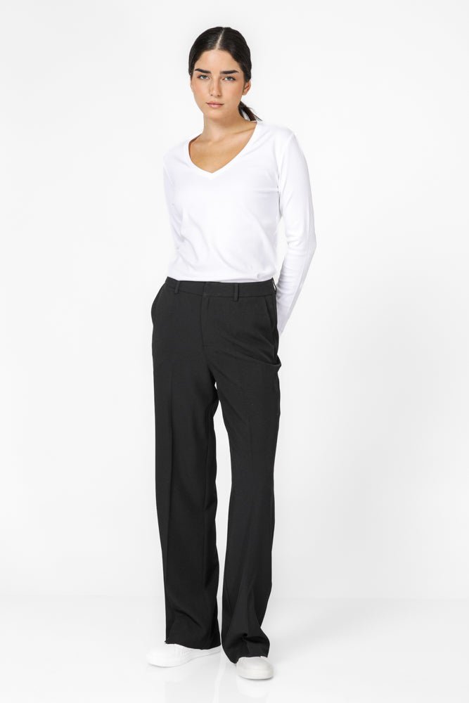 מכנסי גברדין מחויטים לנשים | קנת קול