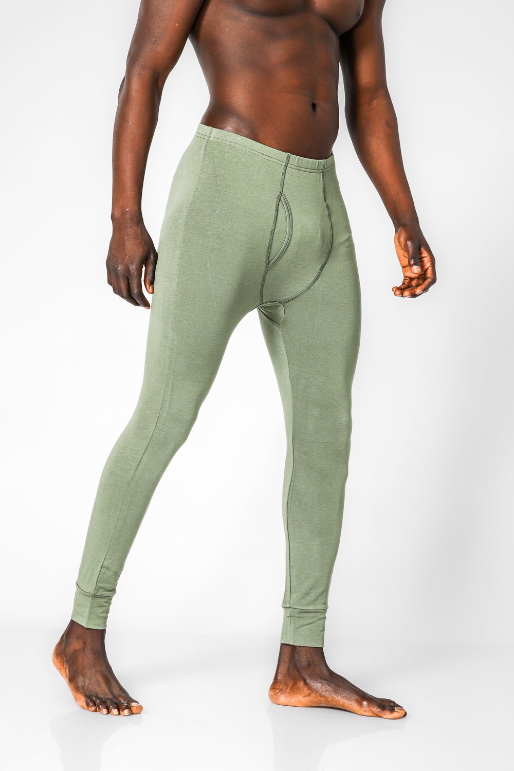 DELTA - מכנס גברים תרמי בצבע ירוק - MASHBIR//365