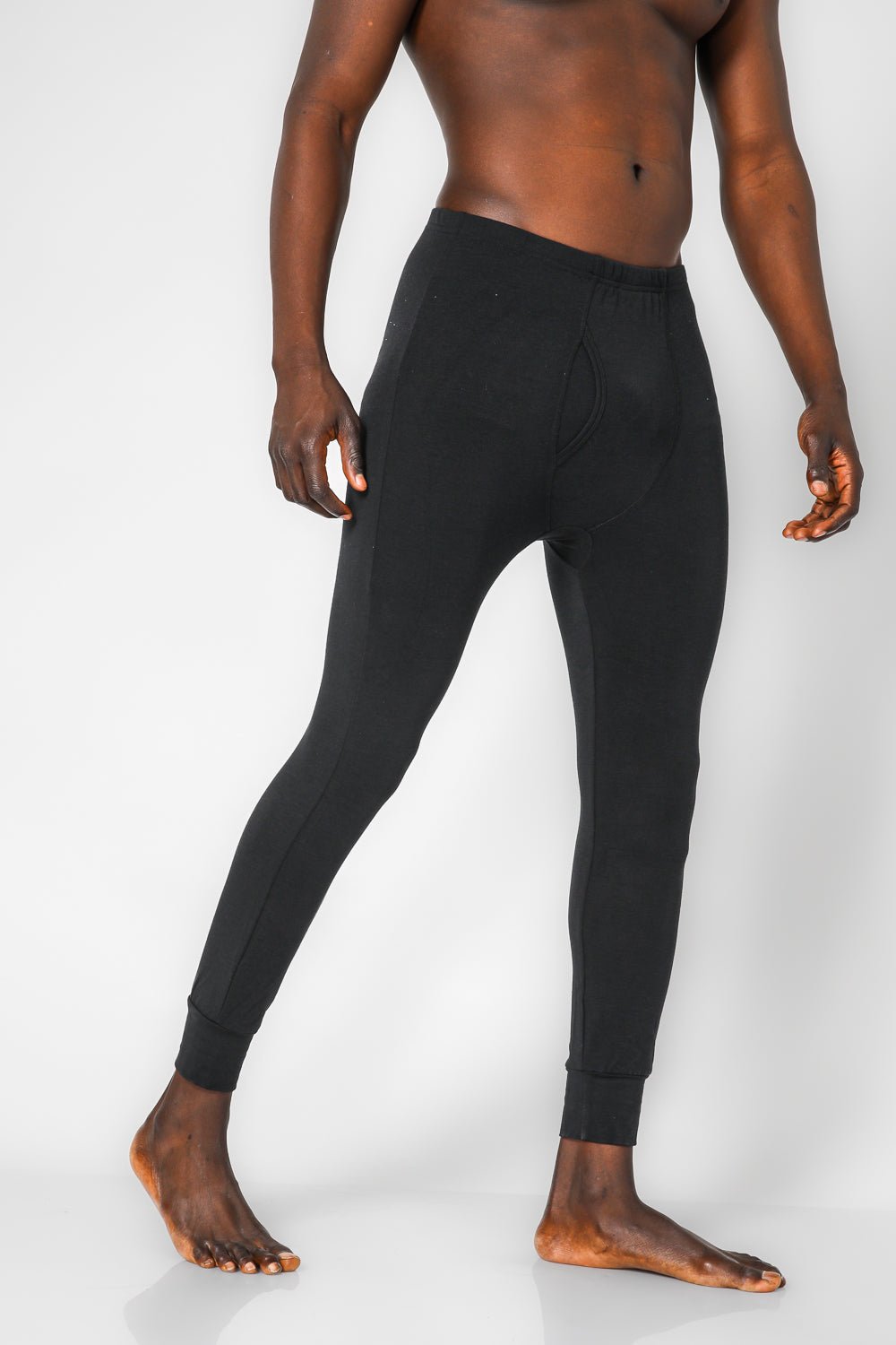 DELTA - מכנס גברים תרמי בצבע שחור - MASHBIR//365