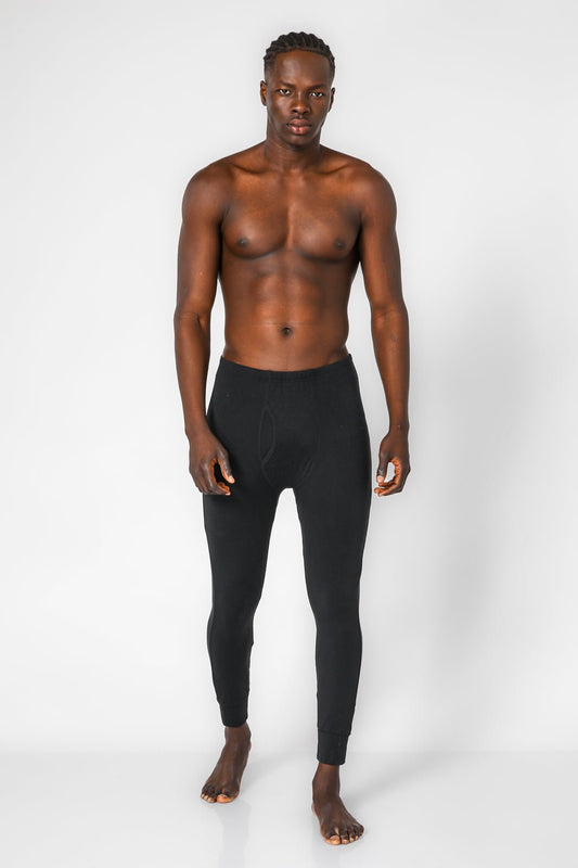 DELTA - מכנס גברים תרמי בצבע שחור - MASHBIR//365