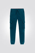 OKAIDI - מכנס ילדים כיסי דגמח בטורקיז - MASHBIR//365