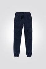 OKAIDI - מכנס ילדים עם כיסי דגמח בכחול - MASHBIR//365