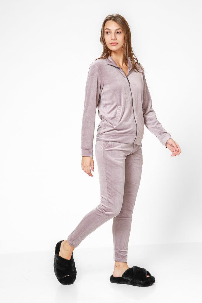 KENNETH COLE - מכנס קטיפתי קלאסי סגול - MASHBIR//365