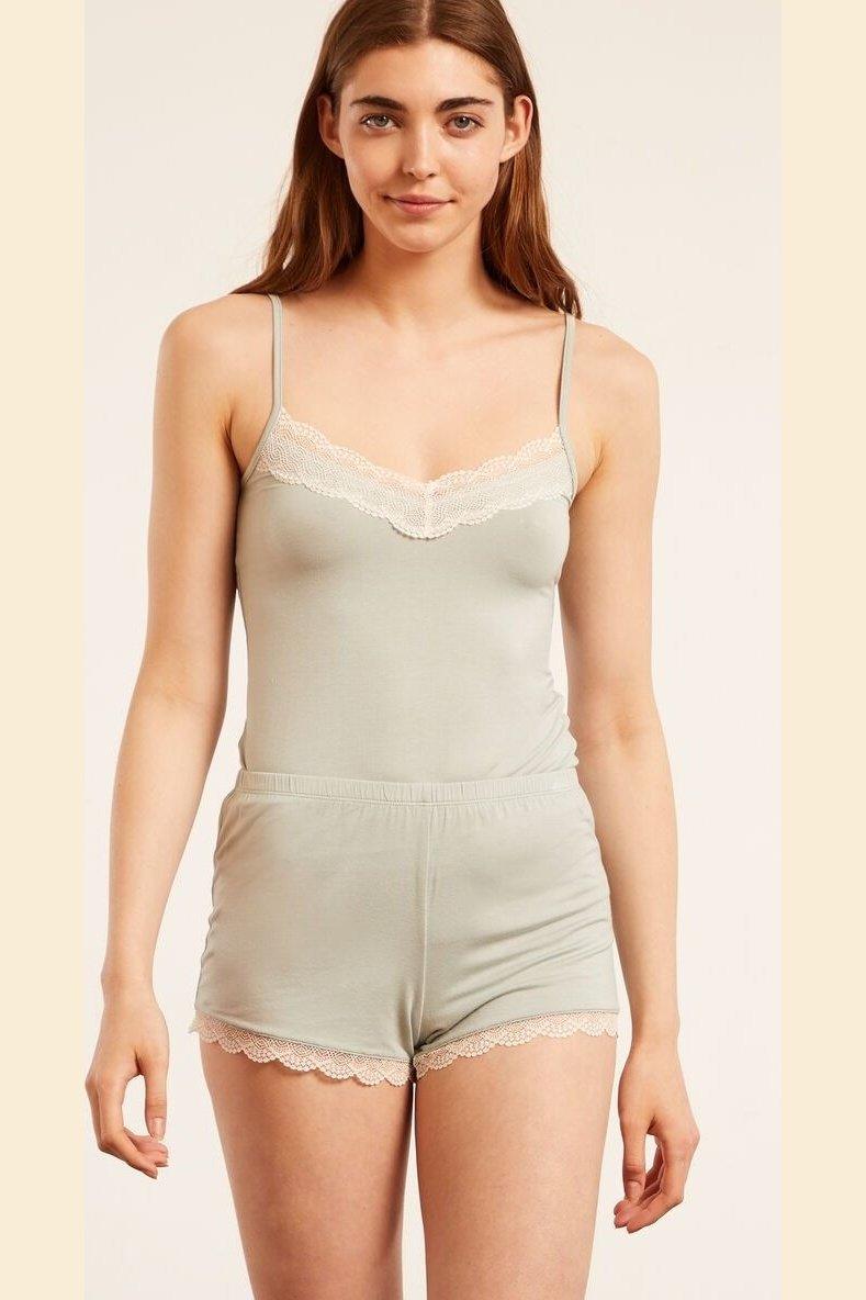 ETAM - מכנס קצר CIDDY ירוק בהיר - MASHBIR//365