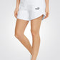 PUMA - מכנס קצר ESS 5 High Waist Sh בצבע לבן - MASHBIR//365 - 1