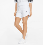 PUMA - מכנס קצר ESS 5 High Waist Sh בצבע לבן - MASHBIR//365