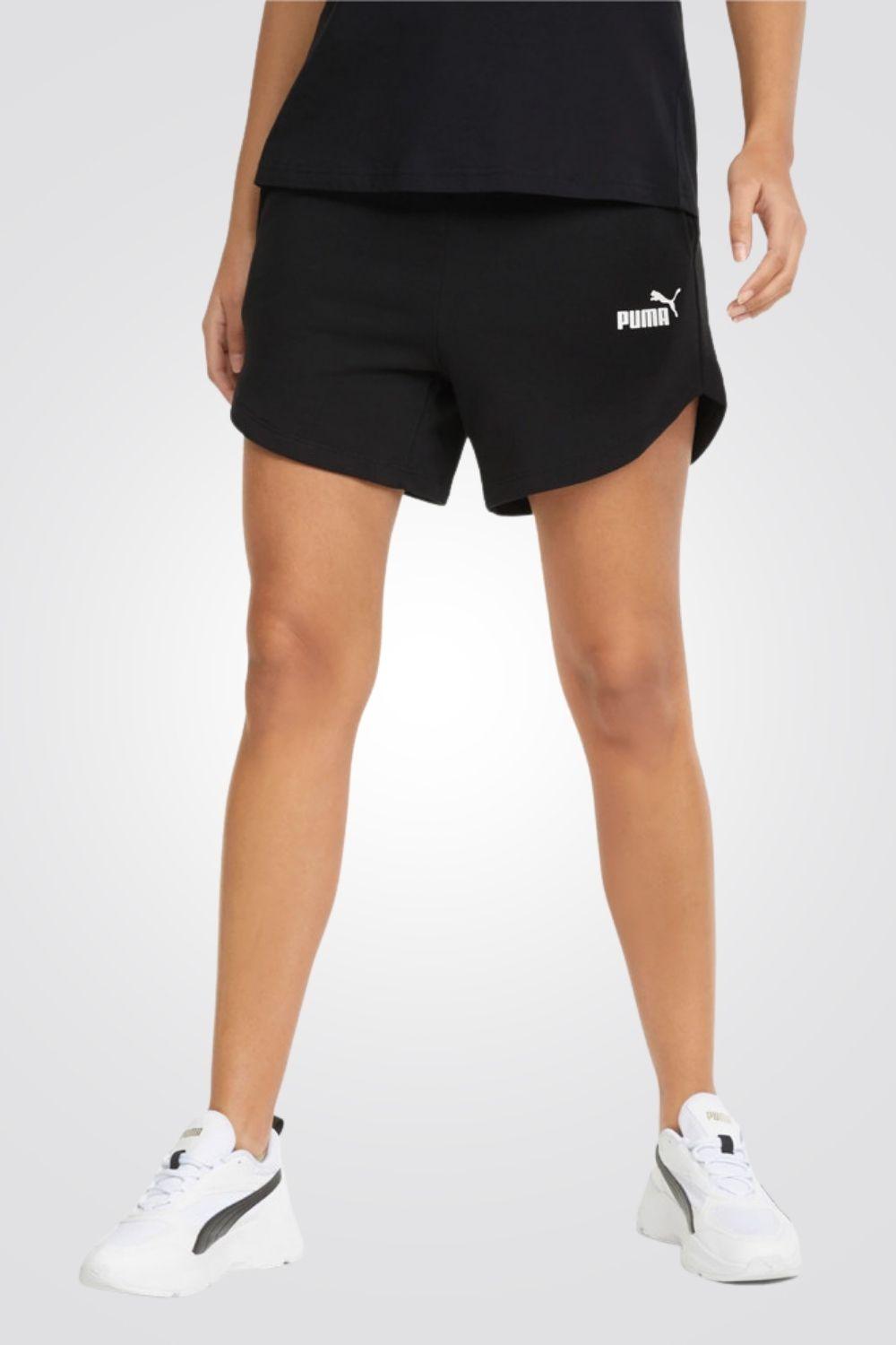 PUMA - מכנס קצר ESS 5 High Waist Sh בצבע שחור - MASHBIR//365