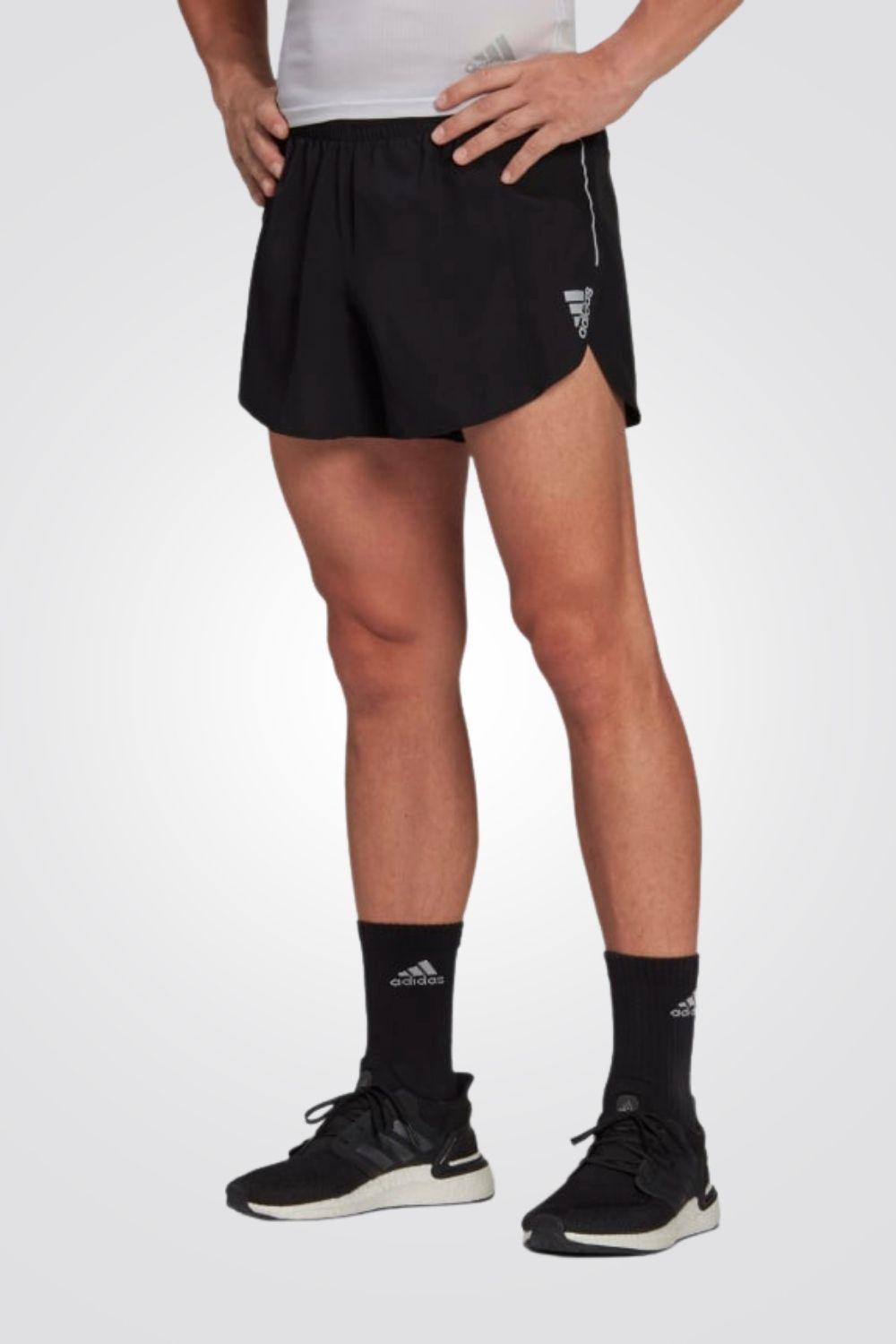 ADIDAS - מכנס קצר לגבר בצבע שחור OWN THE RUN SPLIT - MASHBIR//365