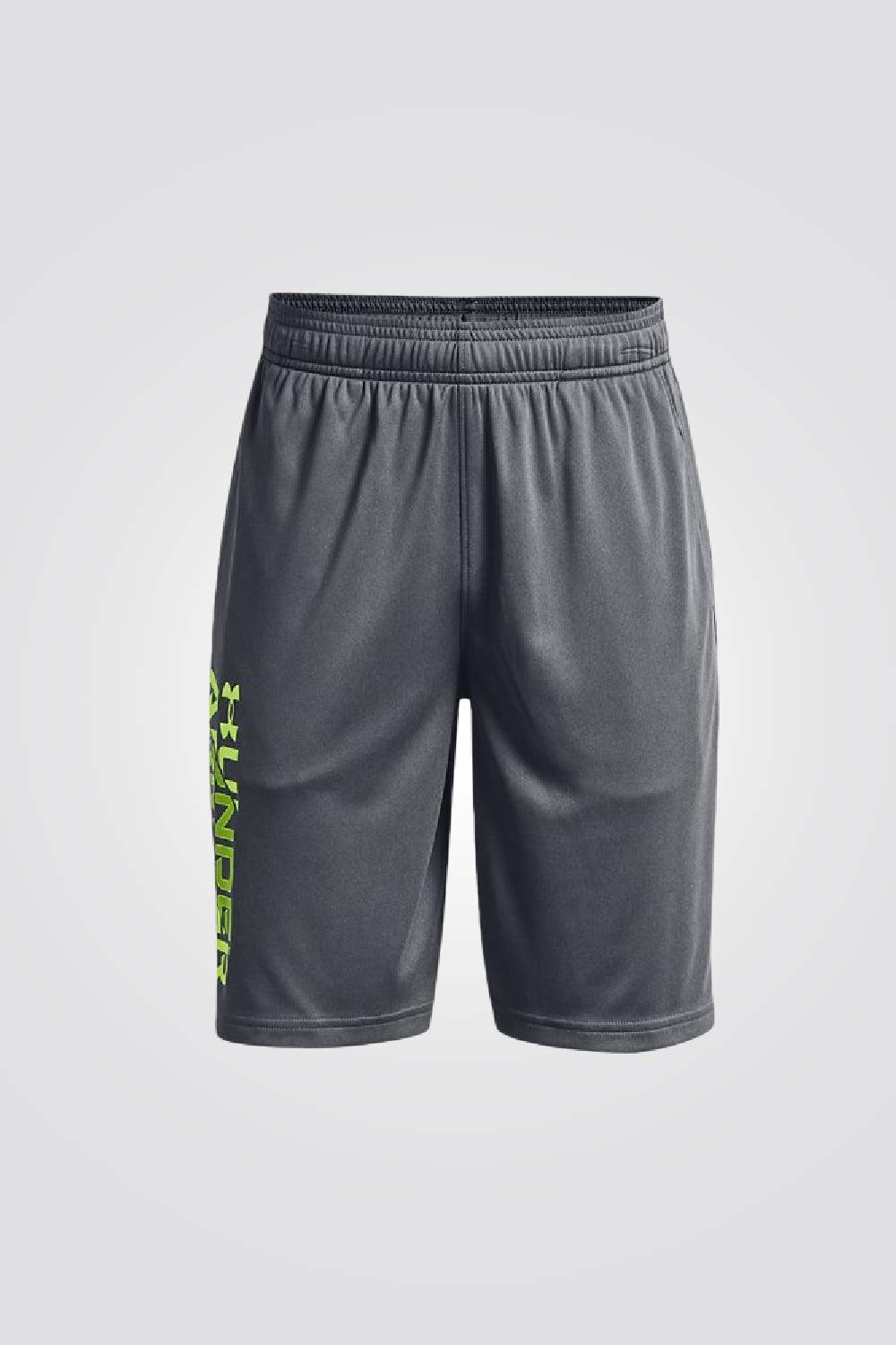 UNDER ARMOUR - מכנס קצר לנוער Prototype 2.0 Wdmk בצבע אפור - MASHBIR//365