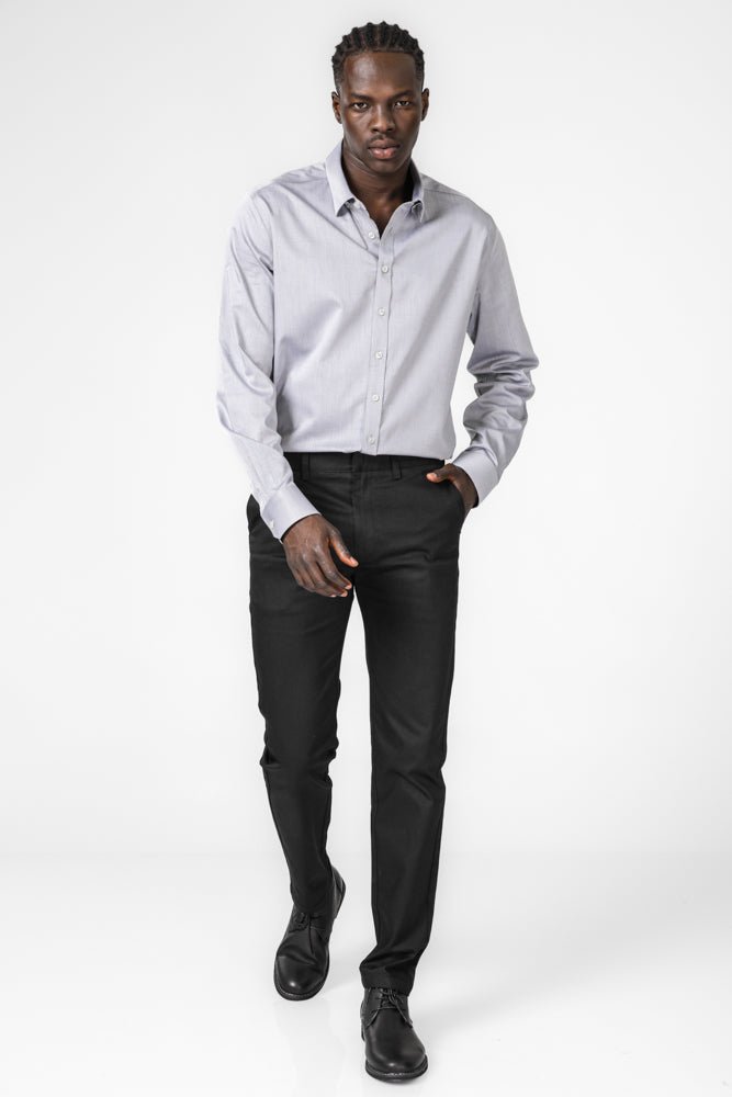 KENNETH COLE - מכנס מחויט בצבע שחור - MASHBIR//365