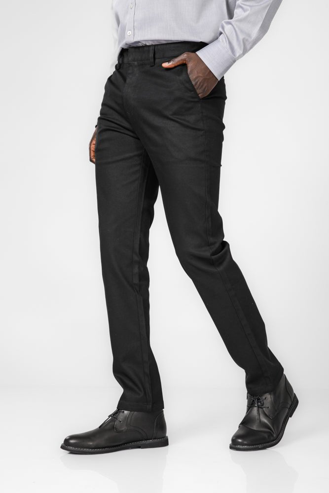 KENNETH COLE - מכנס מחויט בצבע שחור - MASHBIR//365