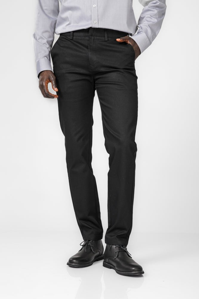 KENNETH COLE - מכנס מחויט בצבע שחור - MASHBIR//365