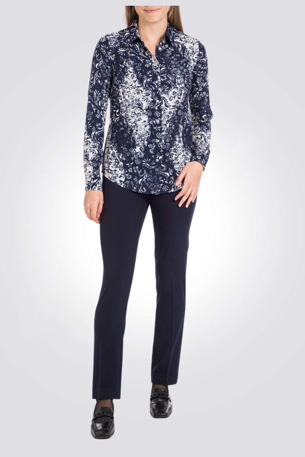 PUNT ROMA - מכנס נשים בצבע כחול - MASHBIR//365