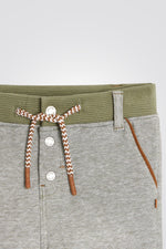 OBAIBI - מכנס טרנינג תינוקות בצבע זית בהיר - MASHBIR//365