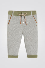 OBAIBI - מכנס טרנינג תינוקות בצבע זית בהיר - MASHBIR//365