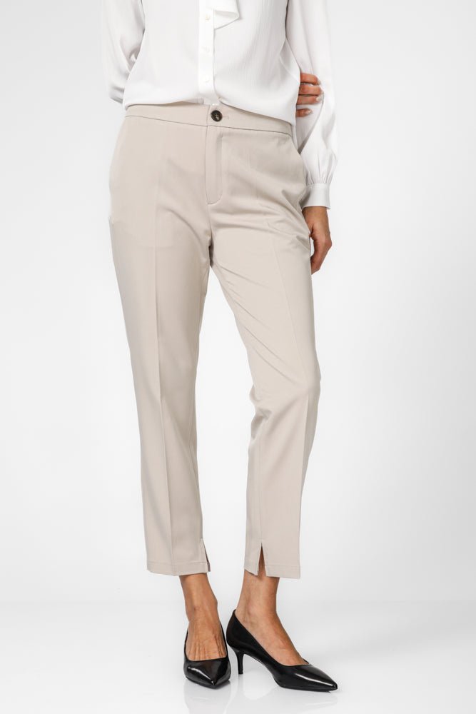 מכנסי סיגר בז' לנשים | קנת קול