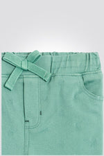 OBAIBI - מכנס תינוקות גומי במותן בצבע ירוק בהיר - MASHBIR//365