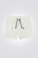 OBAIBI - מכנס תינוקות קצר בבז' מלאנג' - MASHBIR//365