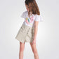 OKAIDI - מכנסי חצאית בצבע בז' לילדות - MASHBIR//365 - 1