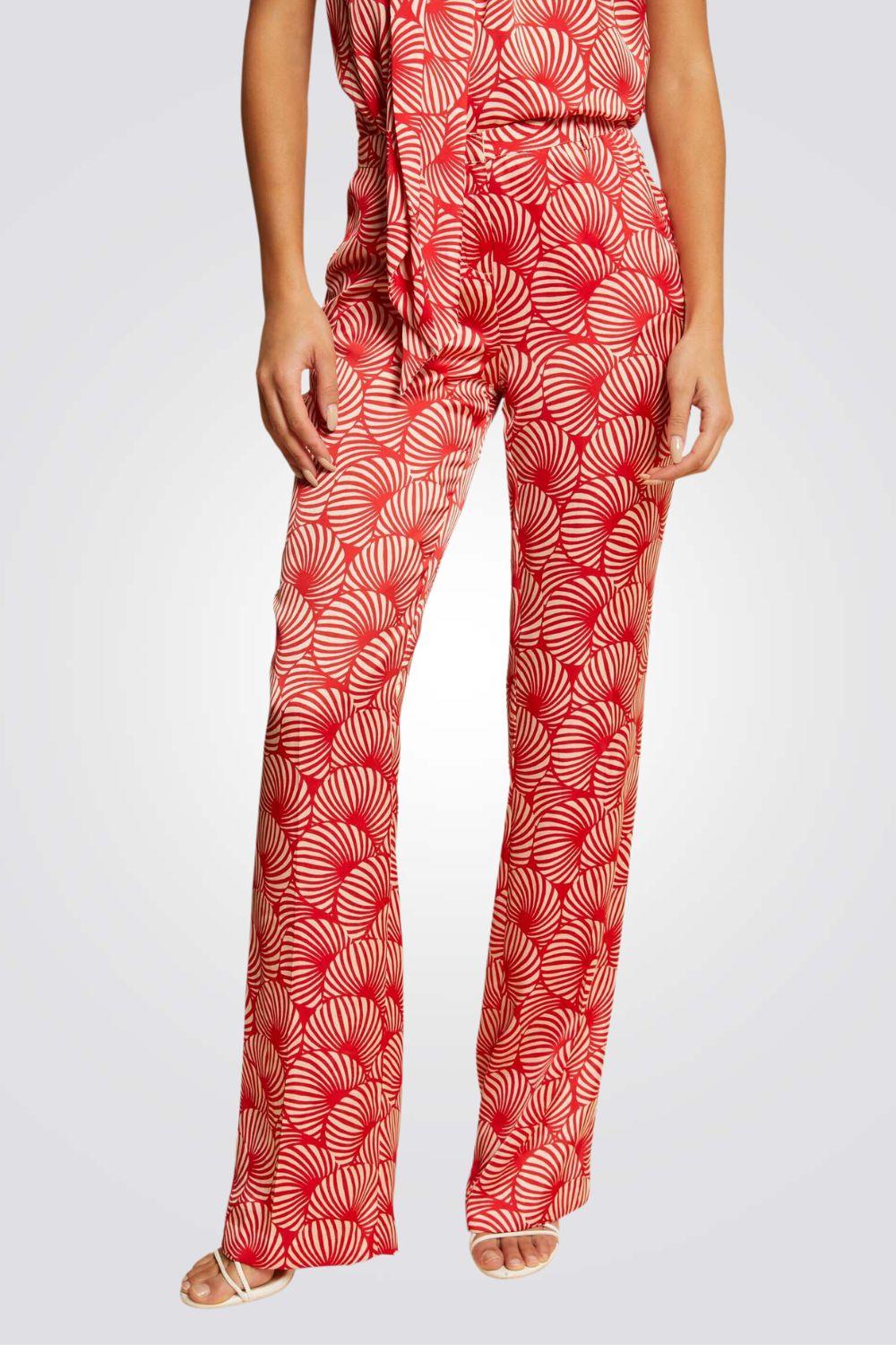 MORGAN - מכנסי אלגנט בצבע אדום - MASHBIR//365