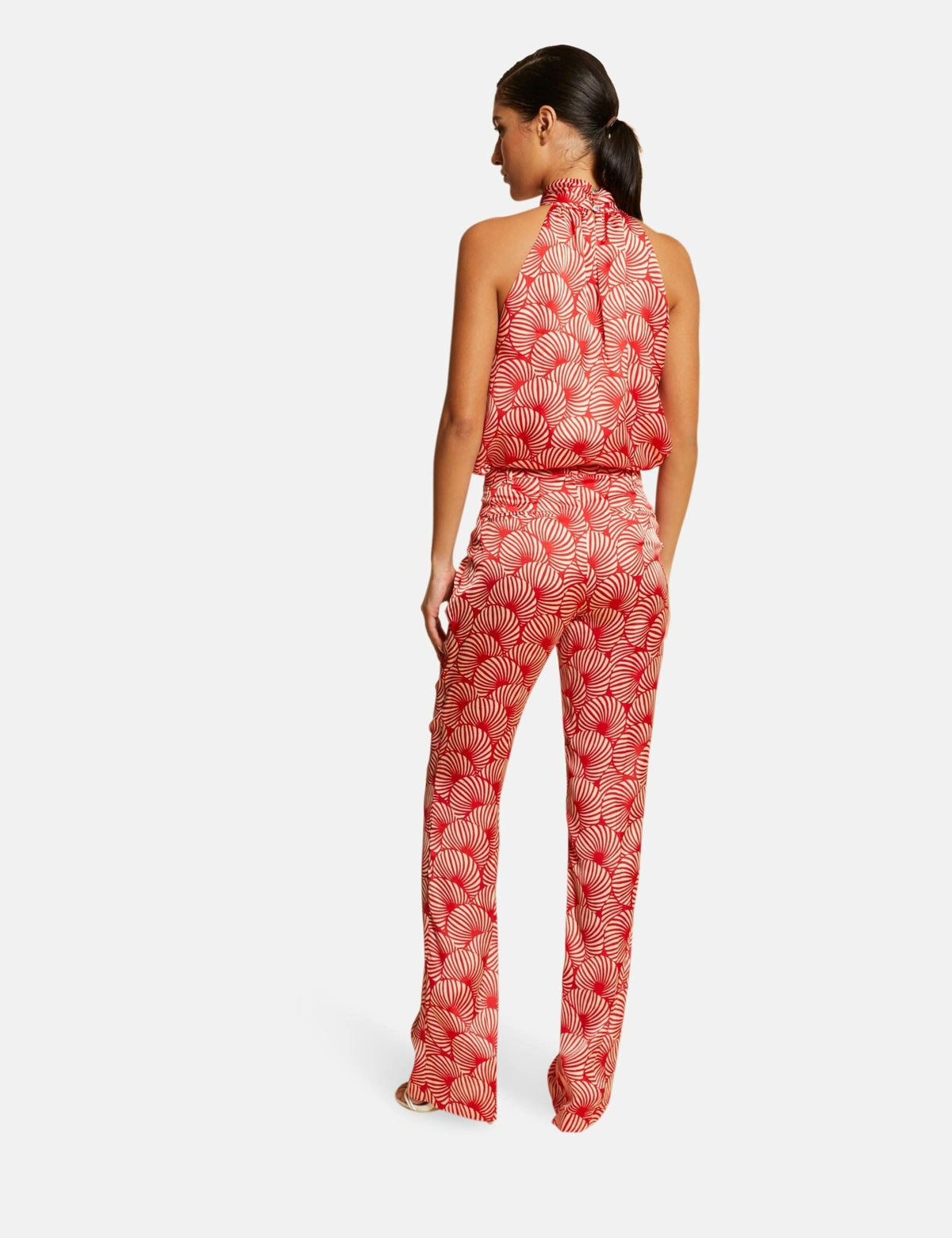 MORGAN - מכנסי אלגנט בצבע אדום - MASHBIR//365