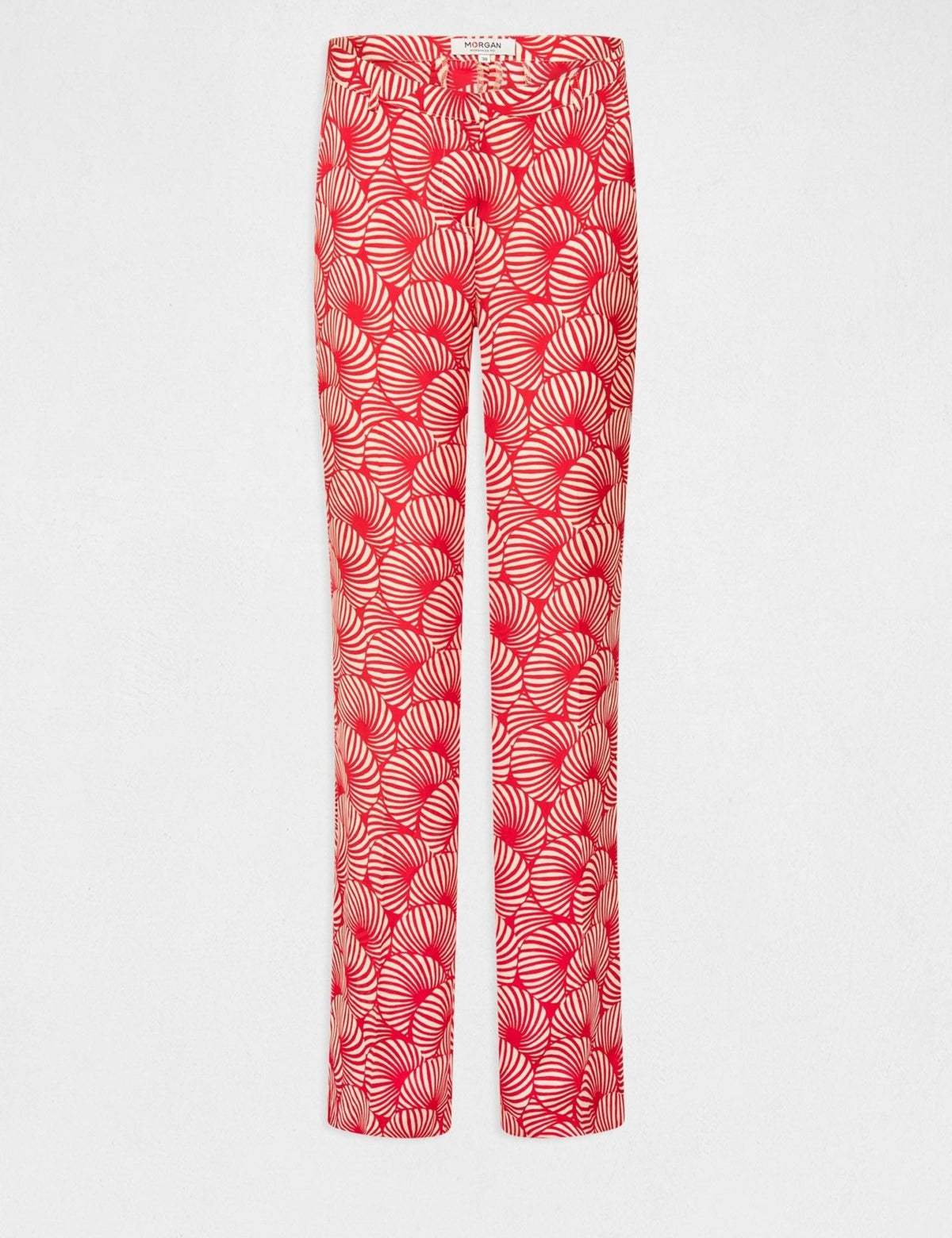 MORGAN - מכנסי אלגנט בצבע אדום - MASHBIR//365