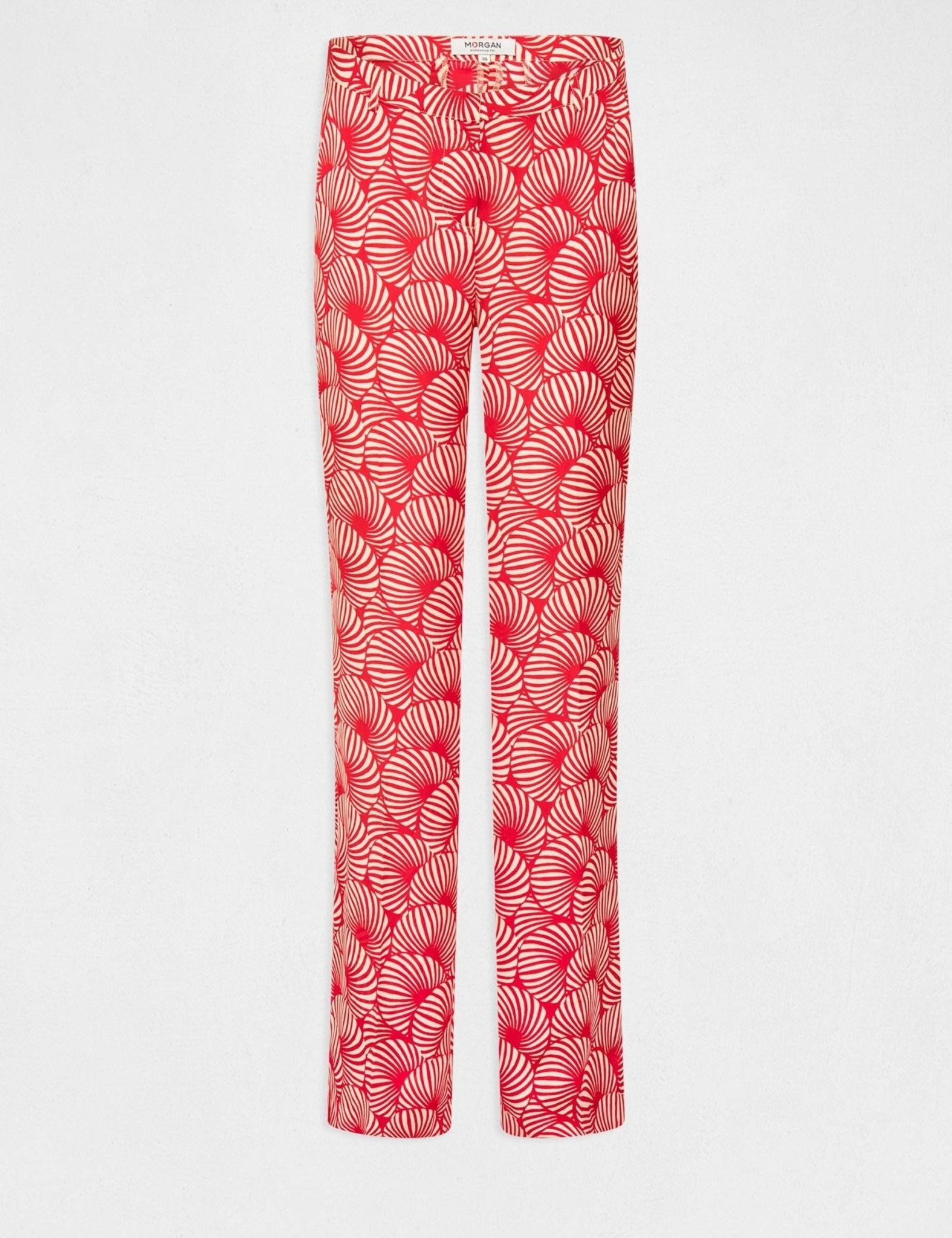 MORGAN - מכנסי אלגנט בצבע אדום - MASHBIR//365