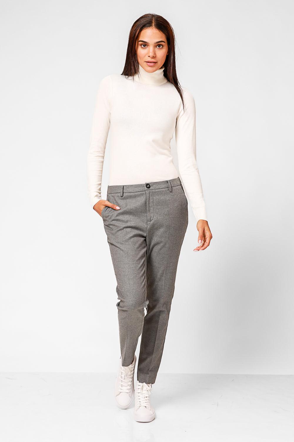 KENNETH COLE - מכנסי אלגנט בצבע אפור - MASHBIR//365