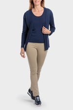 PUNT ROMA - מכנסי אלגנט בצבע בז' - MASHBIR//365