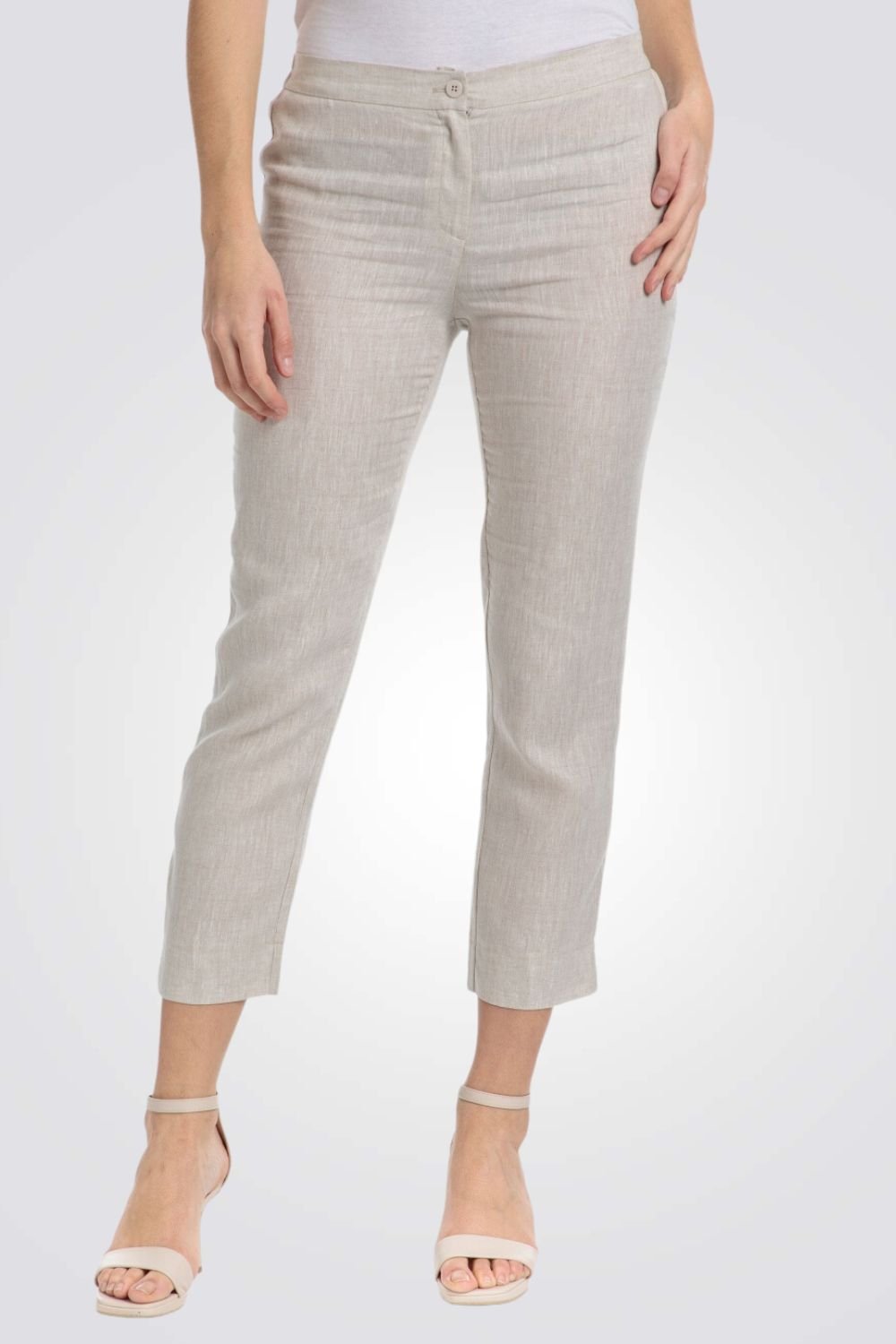 PUNT ROMA - מכנסי אלגנט בצבע בז' - MASHBIR//365