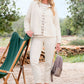 PUNT ROMA - מכנסי אלגנט בצבע בז' - MASHBIR//365 - 3
