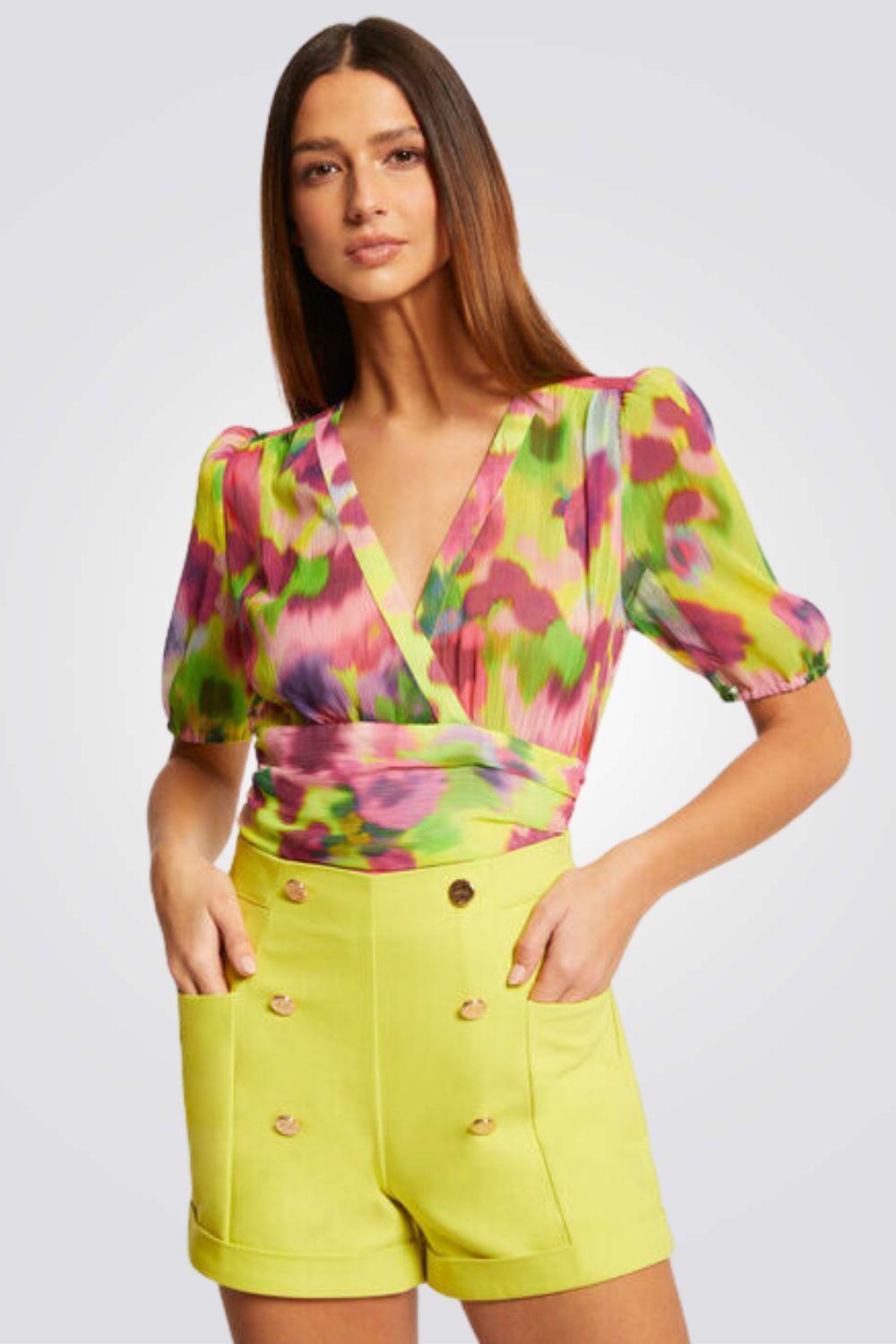 MORGAN - מכנסי אלגנט בצבע צהוב - MASHBIR//365