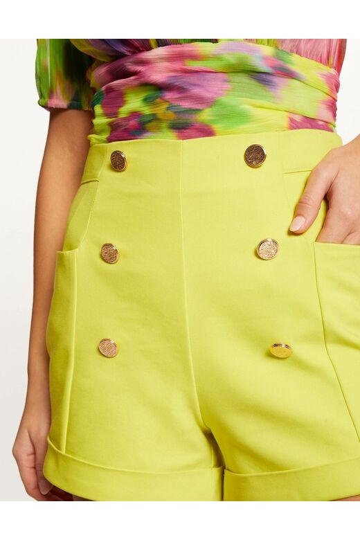 MORGAN - מכנסי אלגנט בצבע צהוב - MASHBIR//365