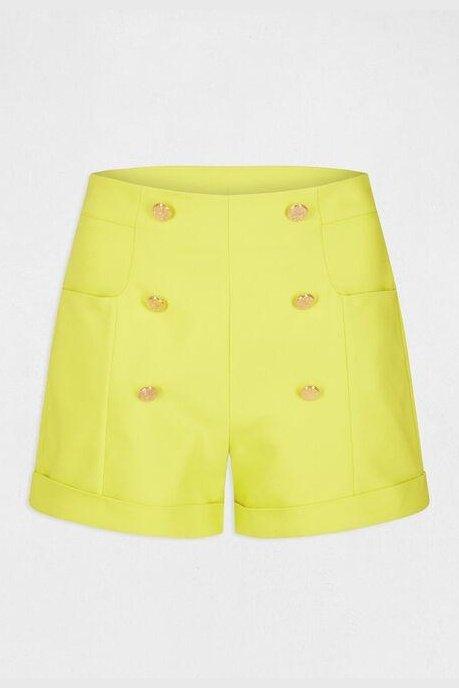 MORGAN - מכנסי אלגנט בצבע צהוב - MASHBIR//365