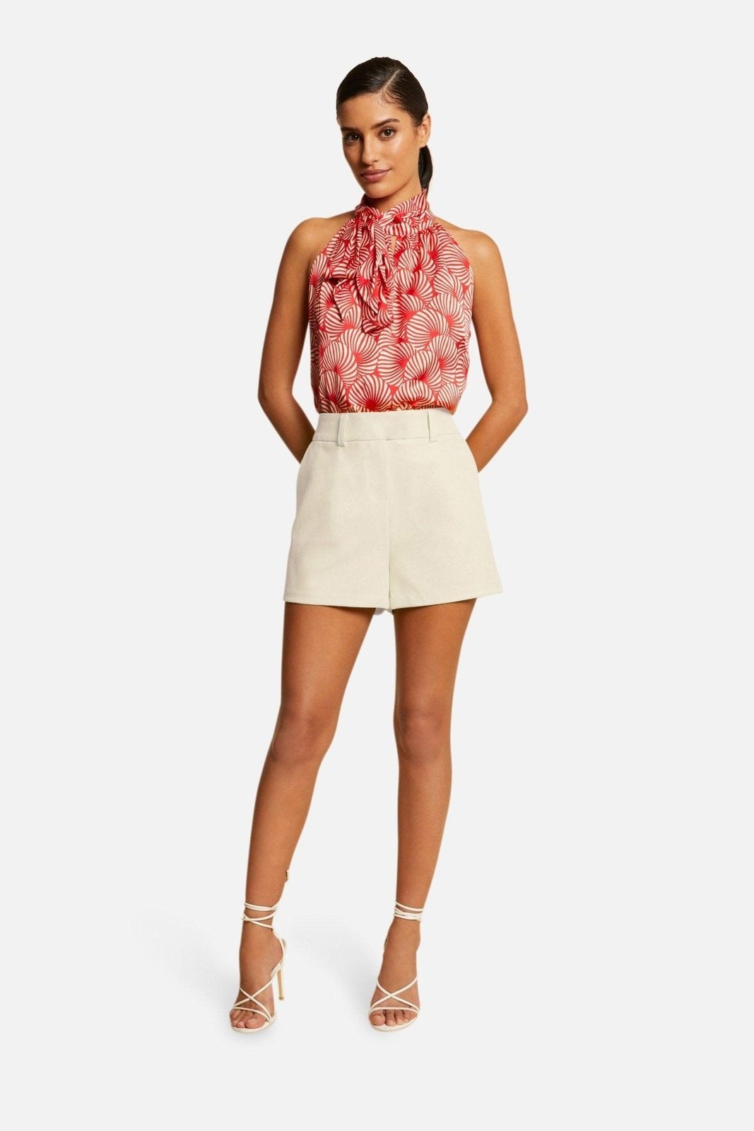 MORGAN - מכנסי אלגנט בצבע שמנת - MASHBIR//365