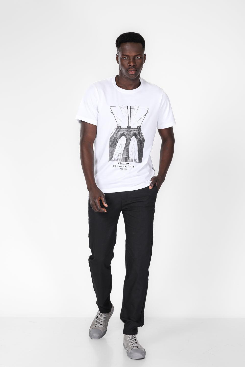 KENNETH COLE - מכנסי אלגנט בצבע שחור - MASHBIR//365